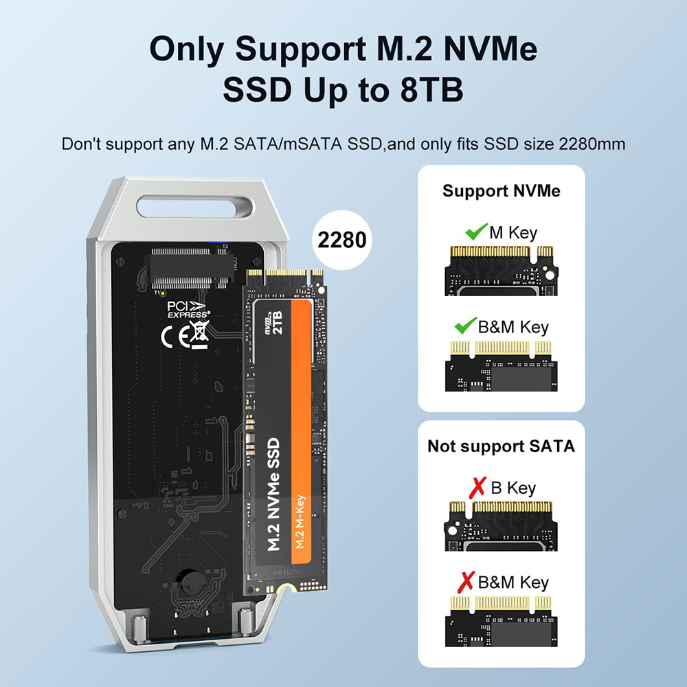 MAIWO USB4 M.2 SSD durumda 40G - 8Tb M2 Nvme Ssd incelemesi ve fiyatı